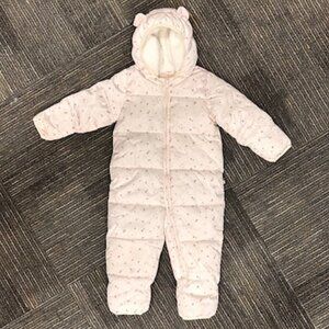 Baby Gap Girls Snowsuit, Size 18-24 Months